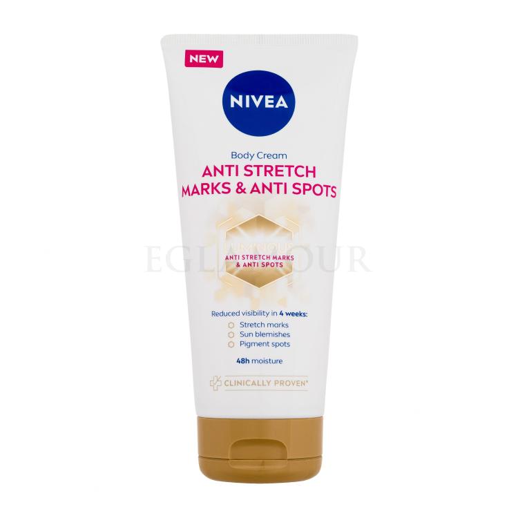 Nivea Luminous 630 Anti Stretch Marks &amp; Anti Spots Body Cream Krem do ciała dla kobiet 200 ml