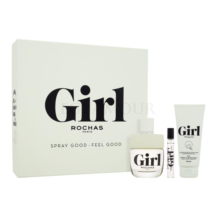 Rochas Girl Zestaw woda toaletowa 100 ml + mleczko do ciała 100 ml + woda toaletowa 7,5 ml