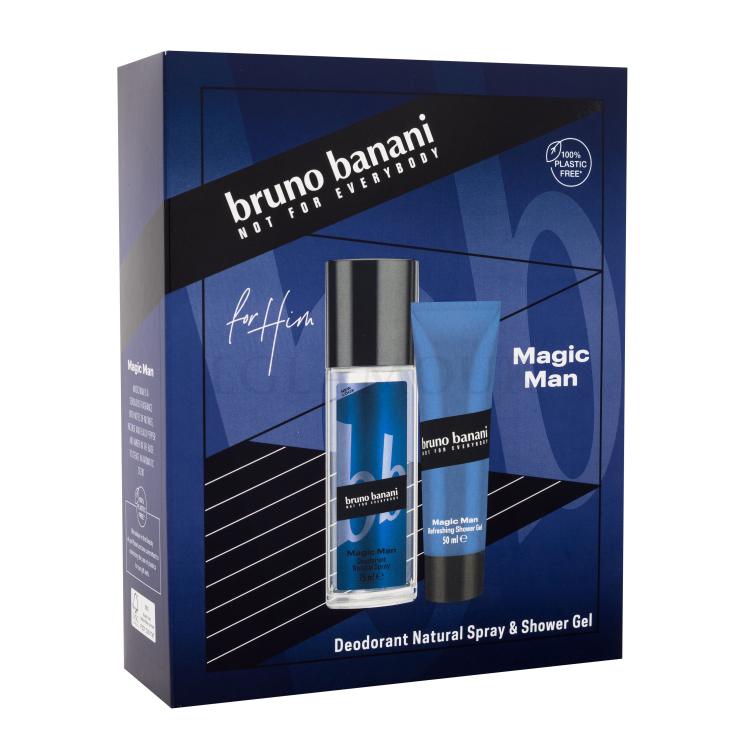 Bruno Banani Magic Man Zestaw dezodorant 75 ml + żel pod prysznic 50 ml Uszkodzone pudełko