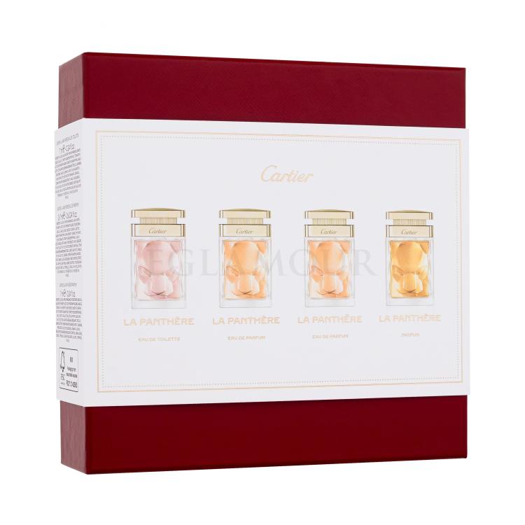 Cartier La Panthère Zestaw woda perfumowana 2 x 7 ml + perfumy 7 ml + woda toaletowa 7 ml