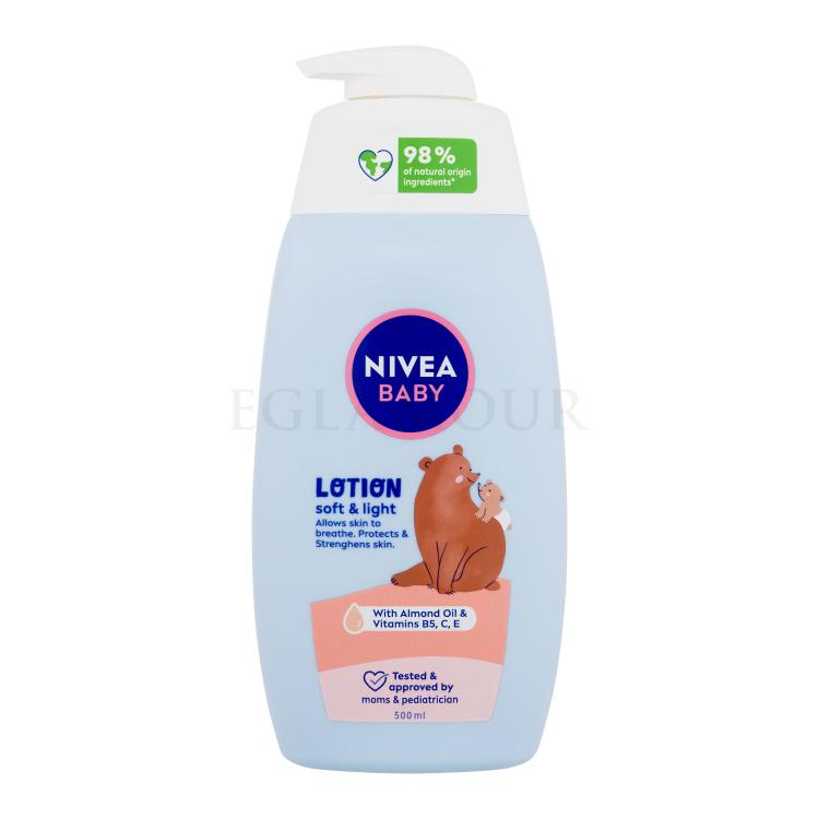 Nivea Baby Soft &amp; Light Lotion Mleczko do ciała dla dzieci 500 ml