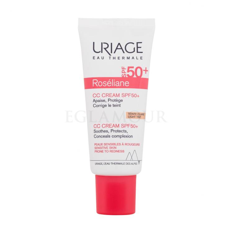 Uriage Roséliane CC Cream SPF50+ Krem CC dla kobiet 40 ml Odcień Light Tint