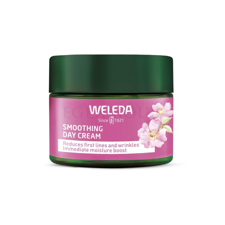 Weleda Wild Rose &amp; White Tea Smoothing Day Cream Krem do twarzy na dzień dla kobiet 40 ml