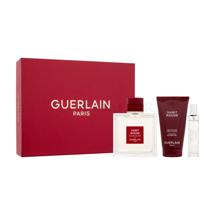 guerlain habit rouge woda toaletowa 100 ml   zestaw