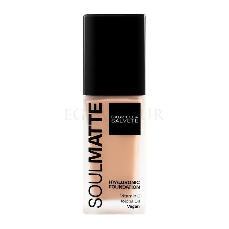 Gabriella Salvete Soulmatte Hyaluronic Foundation Podkład dla kobiet 30 ml Odcień 04N Sand Neutral