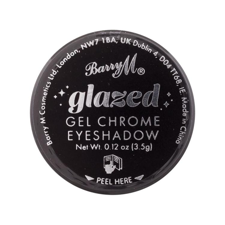 Barry M Glazed Gel Chrome Eyeshadow Cienie do powiek dla kobiet 3,5 g Odcień So Enticing