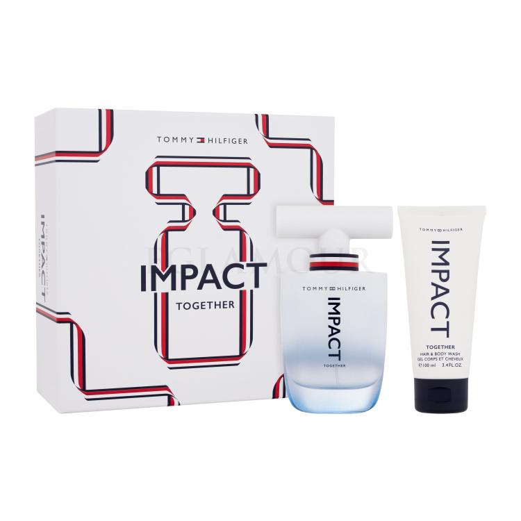 tommy hilfiger impact together woda toaletowa 100 ml   zestaw