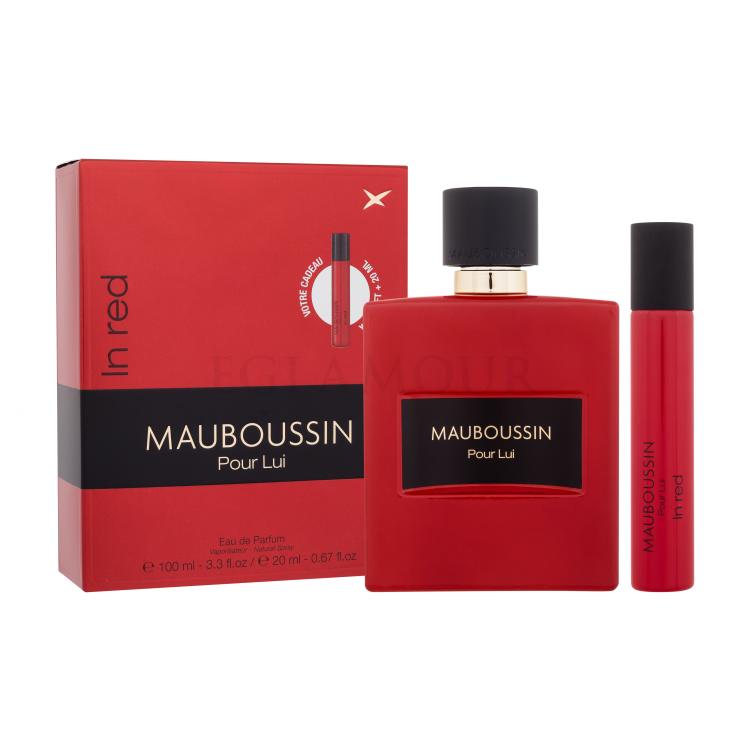 Mauboussin Pour Lui In Red Zestaw woda perfumowana 100 ml + woda perfumowana 20 ml