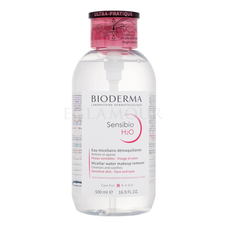 BIODERMA Sensibio H₂O With Dispenser Płyn micelarny dla kobiet 500 ml