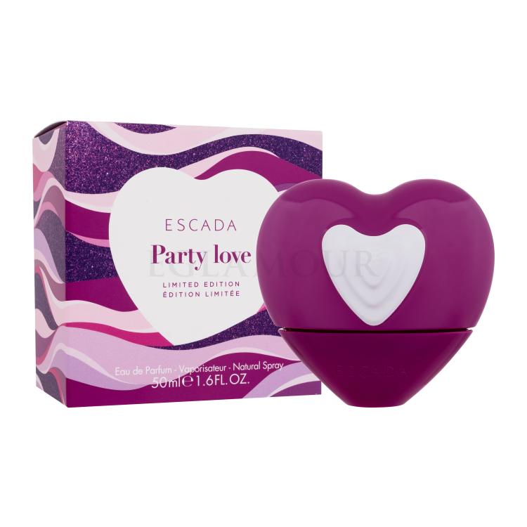 ESCADA Party Love Limited Edition Woda perfumowana dla kobiet 50 ml Uszkodzone pudełko