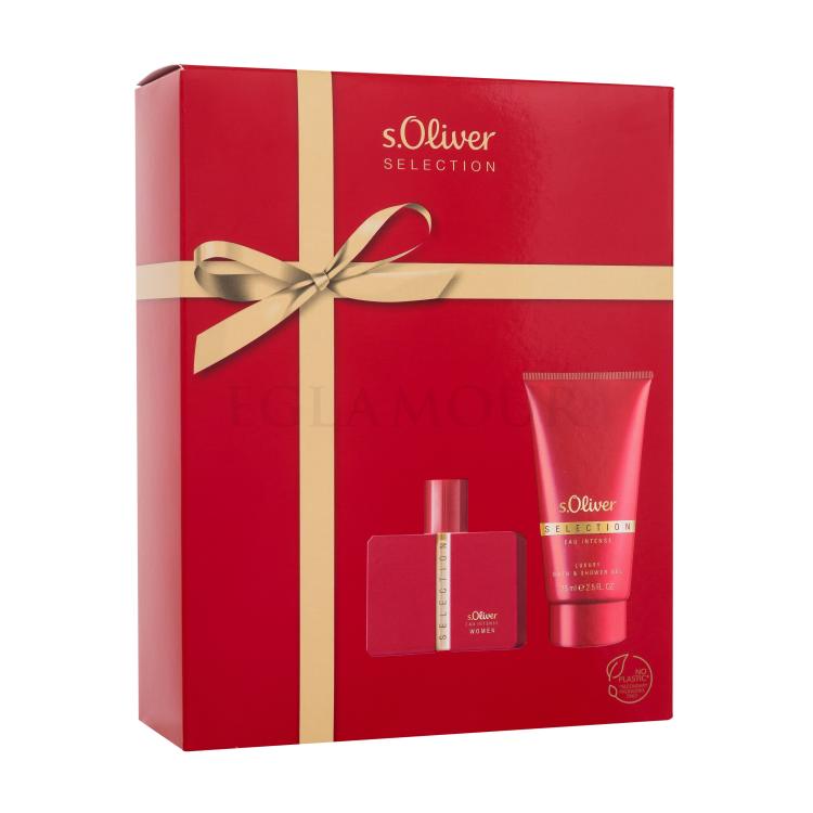 s.Oliver Selection Eau Intense Zestaw woda perfumowana 30 ml + żel pod prysznic 75 ml Uszkodzone pudełko