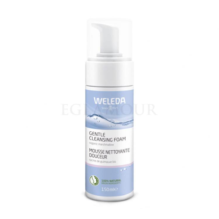 Weleda Gentle Cleansing Foam With Marshmallow Extract Pianka oczyszczająca dla kobiet 150 ml