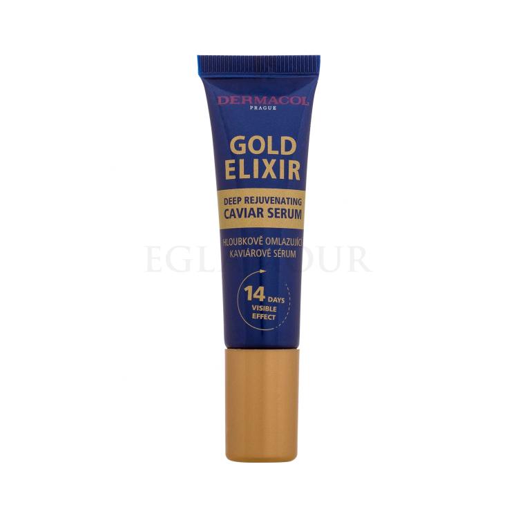 Dermacol Gold Elixir Deep Rejuvenating Caviar Serum Serum do twarzy dla kobiet 12 ml