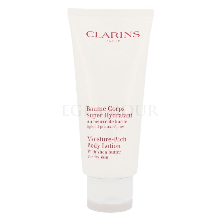 Clarins Moisture Rich Mleczko do ciała dla kobiet 200 ml Uszkodzone pudełko