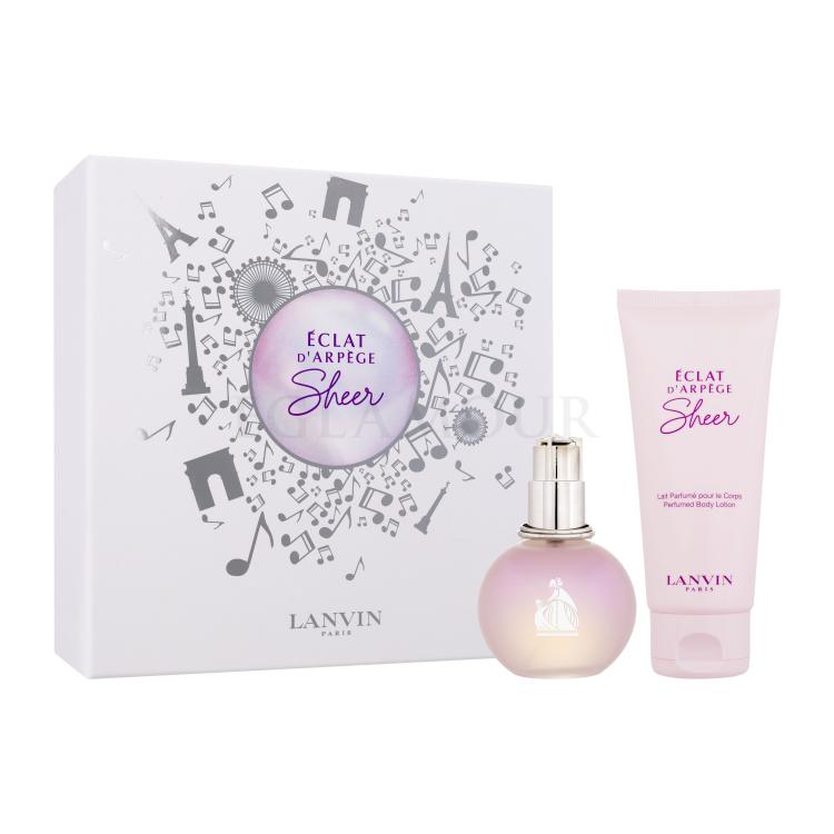 lanvin eclat d'arpege sheer woda toaletowa 50 ml   zestaw 