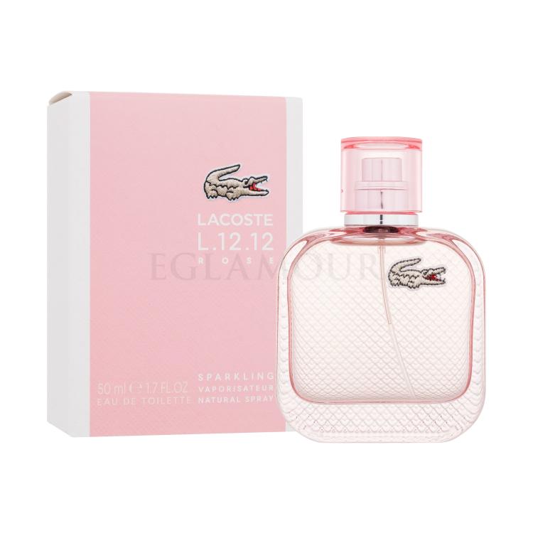 lacoste l.12.12 rose sparkling woda toaletowa 50 ml   