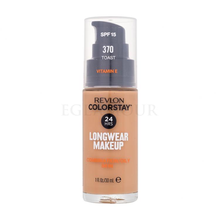 Revlon Colorstay Combination Oily Skin SPF15 Podkład dla kobiet 30 ml Odcień 370 Toast